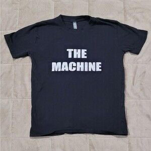 🎉5 For $10🎉 -Cotton heritage boys medium " the machine" black graphic teeshirt